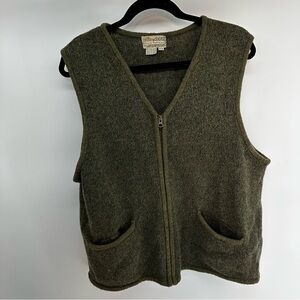 Royal Robbins Green Knit V-Neck Vest